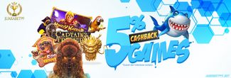 Cashback 5% Games & RNG