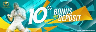 Bonus New Deposit 10% Live Casino / Sportbook