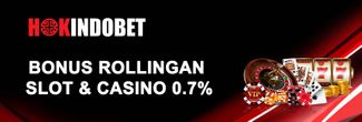 Bonus Rollingan Slot & Casino up to 0.7%