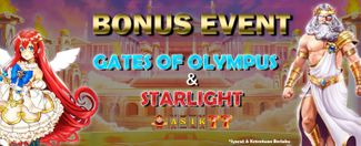 BONUS EVENT GATES OF OLYMPUS DAN STARLIGHT PRINCESS