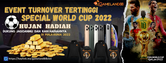EVENT TURNOVER TERTINGGI SPESIAL WORLD CUP 2022
