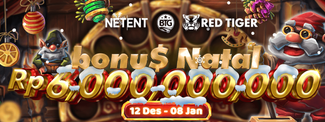 Bonus Natal NETENT RED TIGER DEDUGEM88