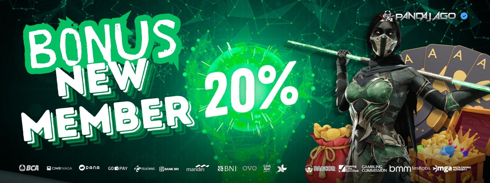 PROMO BONUS NEW MEMBER 20%